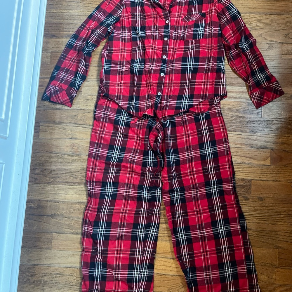 Plaid Red Pajamas